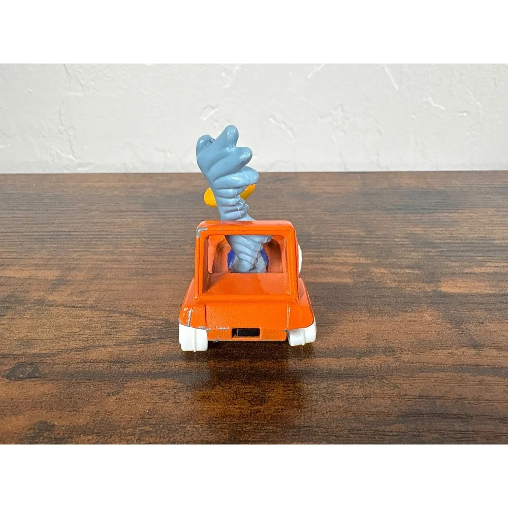 Vintage 1988 Ertl‎ Looney Tunes Road Runner Orange Dune Buggy Die-Cast Toy Car